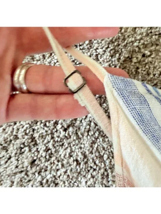 Anthropologie Splendid Maxi Dress Stripe Adjustable Spaghetti Straps size Medium - Picture 6 of 12